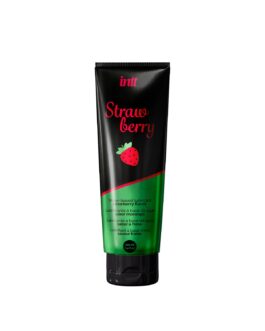 LUBRIFICANTE À BASE DE ÁGUA DE MORANGO INTT 100ML