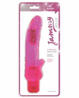 VIBRADOR JAMMY JELLY FLAME GLITTER