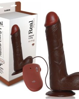 VIBRADOR REALÍSTICO REAL RAPTURE FIRE PASSION 9” NEGRO