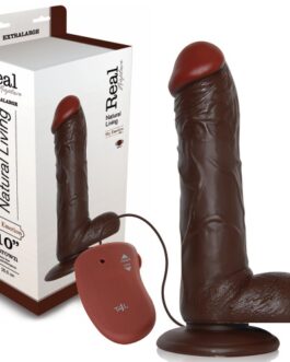 VIBRADOR REALÍSTICO REAL RAPTURE SKY EMOTION 10” NEGRO