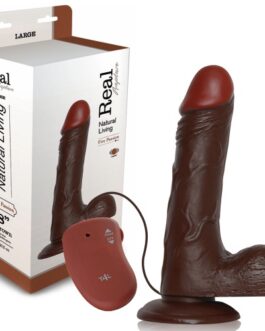 VIBRADOR REALÍSTICO REAL RAPTURE FIRE PASSION 8” NEGRO