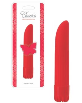 VIBRADOR CLASSICS VERMELHO PEQUENO