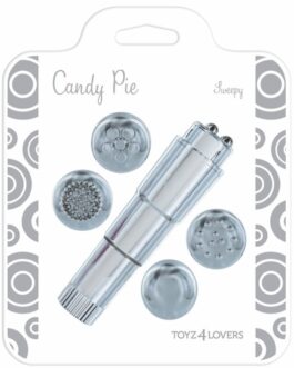 VIBRADOR CANDY PIE SWEEPY PRATEADO