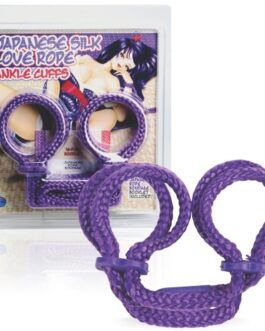 ALGEMAS PARA OS TORNOZELOS JAPANESE SILK LOVE ROPE ROXAS